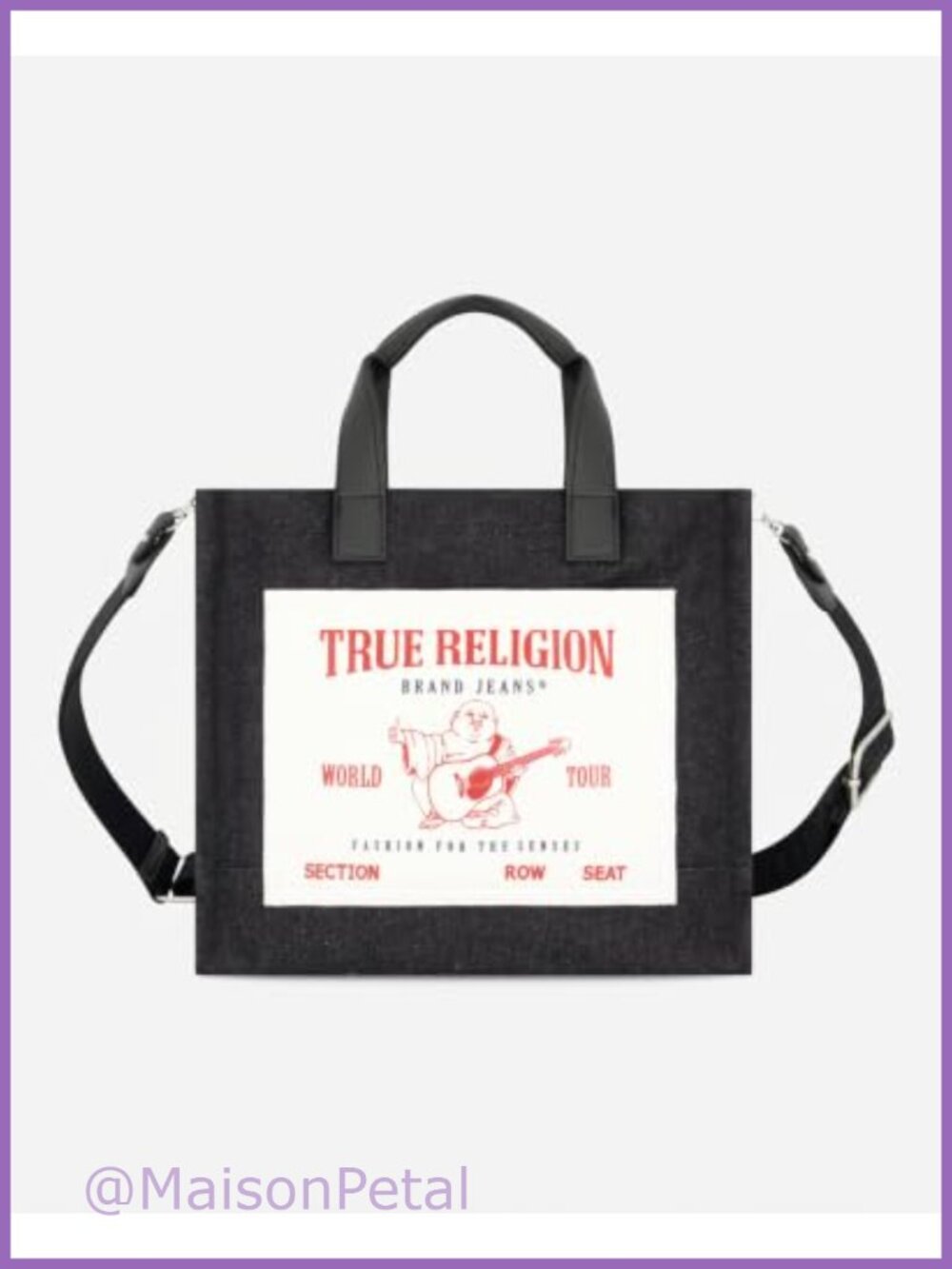 Canvas Tote Bag Women Travel Shoulder Bag Adjustable Strap Lightweight